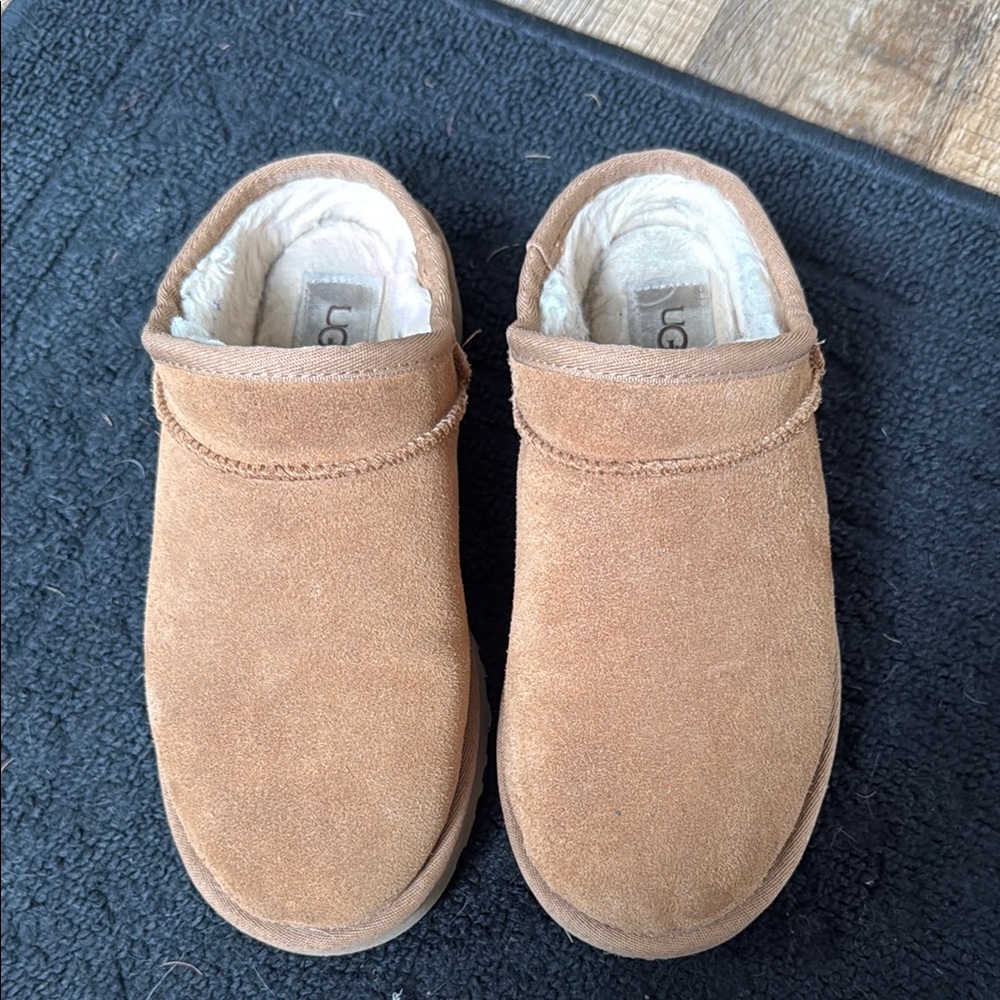 COPY - UGG Tan Suede Slippers